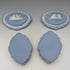 British Vintage Wedgwood Jasperware Box Pair, Pale Blue
